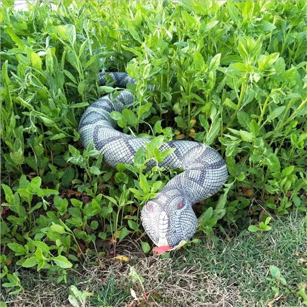 Planet Gates 95cm Inflatable Snake Tricky Toy False Snake Halloween Prank Props Garden Pool Toy Simulation Inflatable Snake Tricky Water Toy