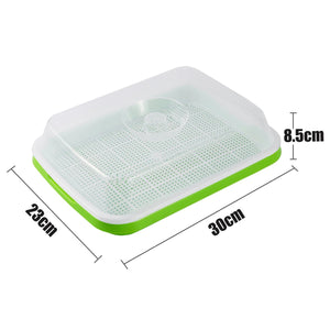 Planet Gates 9653 Germination Tray Tray Seed Germination Tray Seedling Tray Wheatgrass Seed Planting Soilless Cultivation Planting Pot