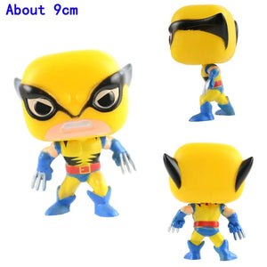 Planet Gates 9CM 1PCS 3 POP Deadpool Action Figure Deadpool 3 Deadpool Wolverine Action Figure Marvel Movie Characters Figure Toy Doll Model Kid Gifts