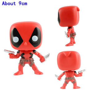 Planet Gates 9CM 1PCS 3 POP Deadpool Action Figure Deadpool 3 Deadpool Wolverine Action Figure Marvel Movie Characters Figure Toy Doll Model Kid Gifts