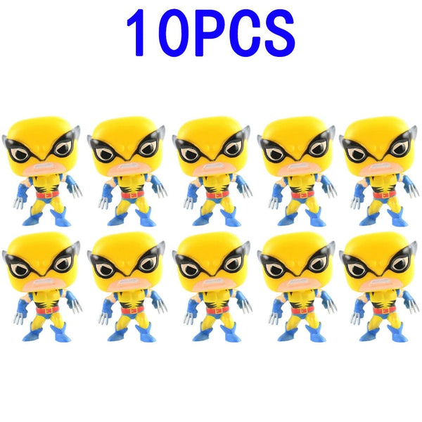 Planet Gates 9CM 1PCS 3 POP Deadpool Action Figure Deadpool 3 Deadpool Wolverine Action Figure Marvel Movie Characters Figure Toy Doll Model Kid Gifts
