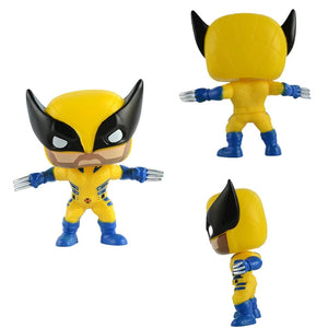 Planet Gates 9CM 1PCS 3 POP Deadpool Action Figure Deadpool 3 Deadpool Wolverine Action Figure Marvel Movie Characters Figure Toy Doll Model Kid Gifts