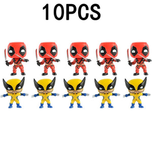 Planet Gates 9CM 1PCS 3 POP Deadpool Action Figure Deadpool 3 Deadpool Wolverine Action Figure Marvel Movie Characters Figure Toy Doll Model Kid Gifts