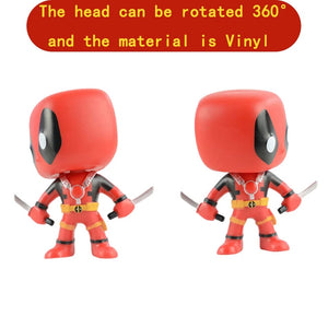 Planet Gates 9CM 1PCS 3 POP Deadpool Action Figure Deadpool 3 Deadpool Wolverine Action Figure Marvel Movie Characters Figure Toy Doll Model Kid Gifts