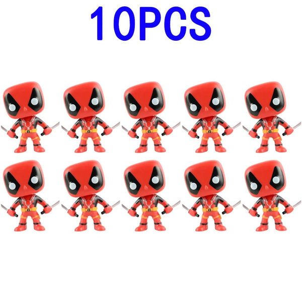 Planet Gates 9CM 1PCS 3 POP Deadpool Action Figure Deadpool 3 Deadpool Wolverine Action Figure Marvel Movie Characters Figure Toy Doll Model Kid Gifts