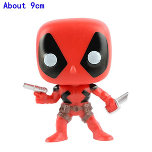 Planet Gates 9CM 1PCS 3 POP Deadpool Action Figure Deadpool 3 Deadpool Wolverine Action Figure Marvel Movie Characters Figure Toy Doll Model Kid Gifts