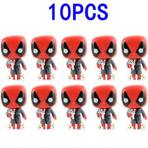 Planet Gates 9CM 1PCS 3 POP Deadpool Action Figure Deadpool 3 Deadpool Wolverine Action Figure Marvel Movie Characters Figure Toy Doll Model Kid Gifts