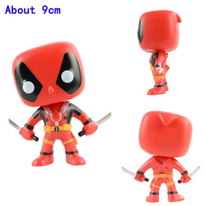 Planet Gates 9CM 1PCS 3 POP Deadpool Action Figure Deadpool 3 Deadpool Wolverine Action Figure Marvel Movie Characters Figure Toy Doll Model Kid Gifts