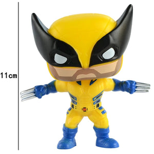 Planet Gates 9CM 1PCS 3 POP Deadpool Action Figure Deadpool 3 Deadpool Wolverine Action Figure Marvel Movie Characters Figure Toy Doll Model Kid Gifts