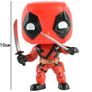 Planet Gates 9CM 1PCS 3 POP Deadpool Action Figure Deadpool 3 Deadpool Wolverine Action Figure Marvel Movie Characters Figure Toy Doll Model Kid Gifts
