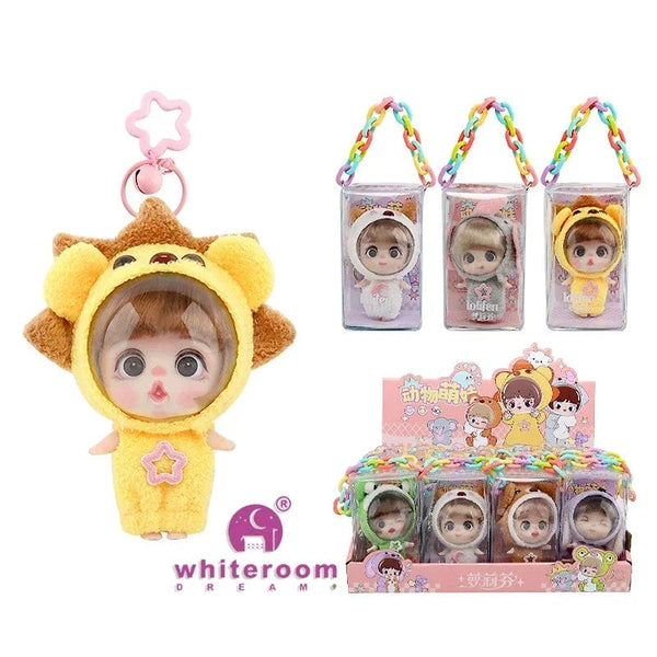Planet Gates 9cm Mini Doll  Astronauts  Animals Key Pendant Bjd Pocket Dolls Toys Girl Reborn Kit Baby Toys for Children Baby Boy Accessories