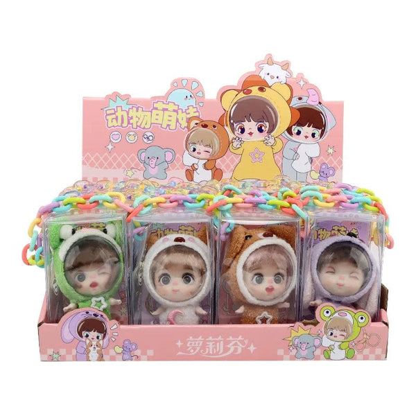 Planet Gates 9cm Mini Doll  Astronauts  Animals Key Pendant Bjd Pocket Dolls Toys Girl Reborn Kit Baby Toys for Children Baby Boy Accessories