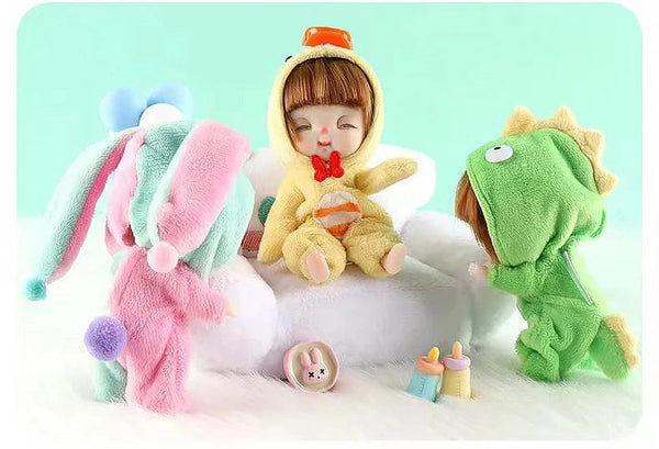 Planet Gates 9cm Mini Doll  Astronauts  Animals Key Pendant Bjd Pocket Dolls Toys Girl Reborn Kit Baby Toys for Children Baby Boy Accessories