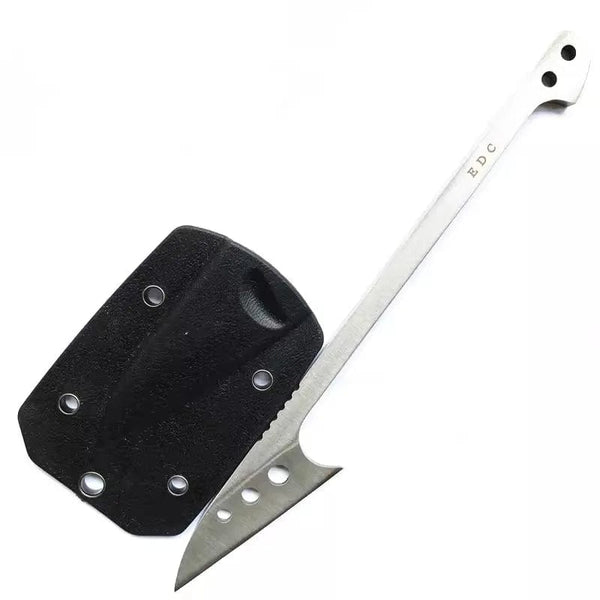 Planet Gates 9Cr18Mov Stainless Steel Axe blade Kinfe Pendant Outdoor Decorations Necklace Bracelet Camping Gear EDC Tools K-sheath Bead Chai