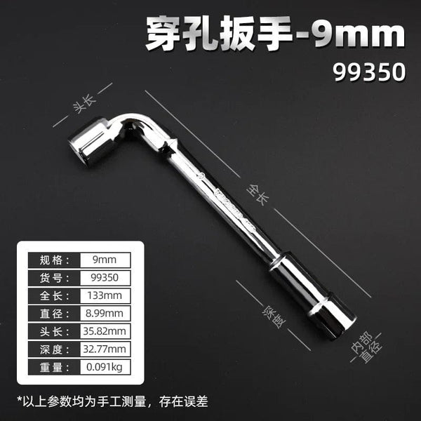 Planet Gates 9mm 6 7 9 10mm CRV Steel L Type Socket Spanner L Wrench 6 Point Hand Tools Automotive Mechanical Tool