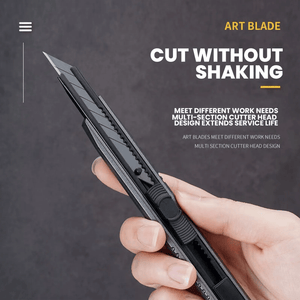 Planet Gates 9mm Snap Off Utility Knife Sticker Cutters Box Cutter Portable Paper Cutter Express Unpacking Stationery Diy Craft Tool Knife