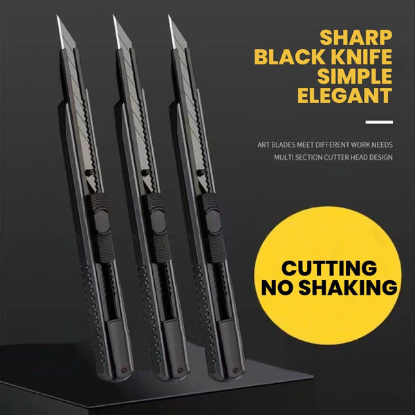 Planet Gates 9mm Snap Off Utility Knife Sticker Cutters Box Cutter Portable Paper Cutter Express Unpacking Stationery Diy Craft Tool Knife