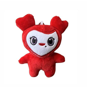 Planet Gates 9pcs / 10cm 9PCS/lot Plush lovelys twice Korean Super Star Plush Toy Cartoon Animal Doll Keychain Pendant Keybuckle PlushToy for Fans