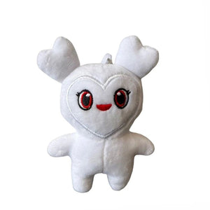 Planet Gates 9pcs / 10cm 9PCS/lot Plush lovelys twice Korean Super Star Plush Toy Cartoon Animal Doll Keychain Pendant Keybuckle PlushToy for Fans