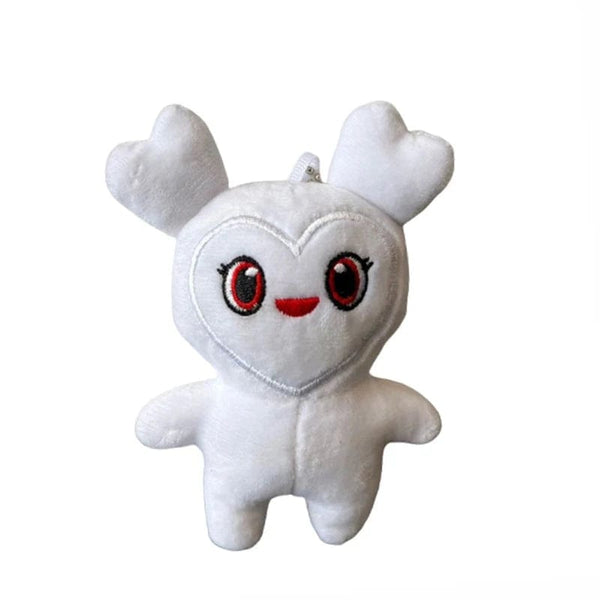 Planet Gates 9pcs / 10cm 9PCS/lot Plush lovelys twice Korean Super Star Plush Toy Cartoon Animal Doll Keychain Pendant Keybuckle PlushToy for Fans