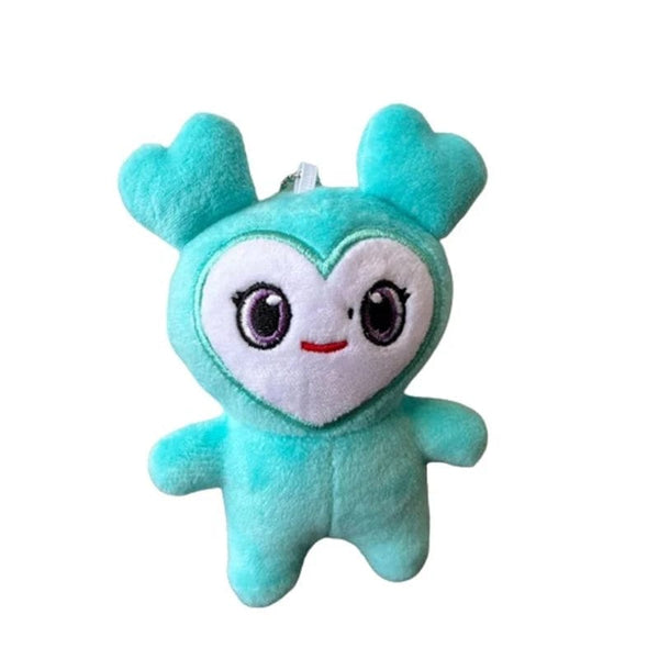 Planet Gates 9pcs / 10cm 9PCS/lot Plush lovelys twice Korean Super Star Plush Toy Cartoon Animal Doll Keychain Pendant Keybuckle PlushToy for Fans