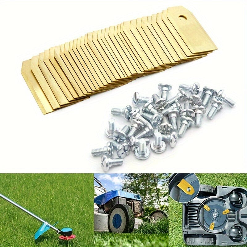 Planet Gates 9pcs/30pcs Replacement Trimmer Blades For Automower Robotic Lawn Mower