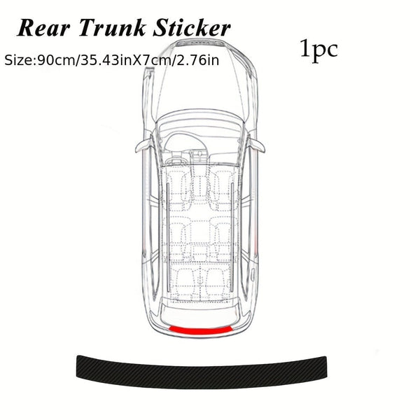 Planet Gates 9pcs 9pcs Car Door Sill Protectors: Carbon Fiber Vinyl Wrap Stickers For Maximum Protection!