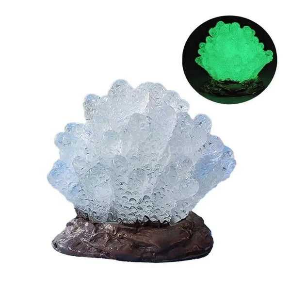 Planet Gates 9Pcs Miniatures Luminous Fish Tank Aquarium Simulated Coral Decoration Fishes Bowls Resin Plants Ornaments Figurines Accessories