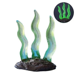 Planet Gates 9Pcs Miniatures Luminous Fish Tank Aquarium Simulated Coral Decoration Fishes Bowls Resin Plants Ornaments Figurines Accessories