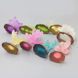 Planet Gates 9Pcs Miniatures Luminous Fish Tank Aquarium Simulated Coral Decoration Fishes Bowls Resin Plants Ornaments Figurines Accessories