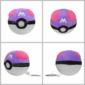 Planet Gates 9Styles Pokemon Plush Pokeball Stuffed Toy Master Ball Poke Ball Great Ball Beast Ball Dusk Ball Hisuian Ultra Ball Peluche Doll