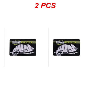 Planet Gates 9x6cm 2PCS / CHINA 5-1PCS UVB Tester Reptile UVA UVB Fluorescent Lamp Tester Card Reptile Lamp UV Sensor 10 Seconds Quick Test Meter Pet Supplies