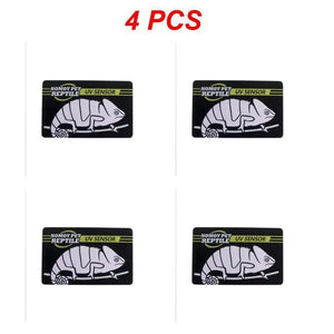 Planet Gates 9x6cm 4PCS / CHINA 5-1PCS UVB Tester Reptile UVA UVB Fluorescent Lamp Tester Card Reptile Lamp UV Sensor 10 Seconds Quick Test Meter Pet Supplies