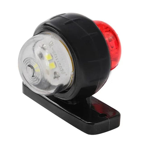 Planet Gates A 12V 24V Truck Trailer Lights LED Side Marker Indicators Lorry Tractor Signal Lights Parking Light Red White/Amber Styling