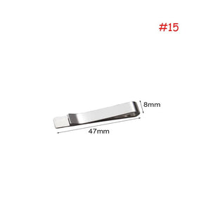 Planet Gates A-15 1Pc Metal Leather Pen Holder Brass Stainless Steel Pencil Clip Vintage Dairy Notebook Pen Holder Spiral Loose Leaf Memo Clip