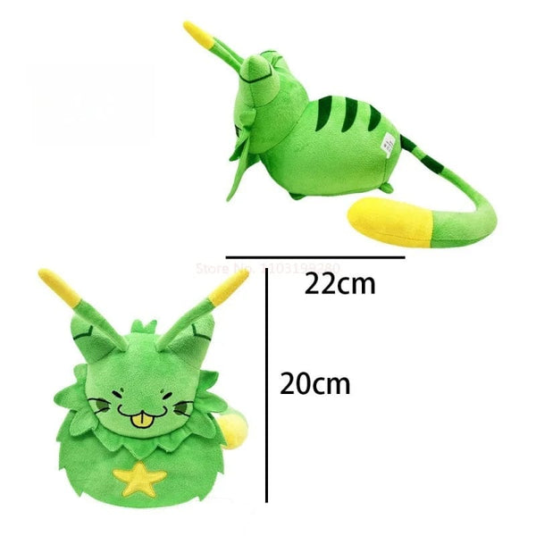 Planet Gates A 2024 New Gnarpy discovers the internet Green cat Plush Toys Stuffed Dolls oft Pillow Home Decoration Dolls For Birthday Gift