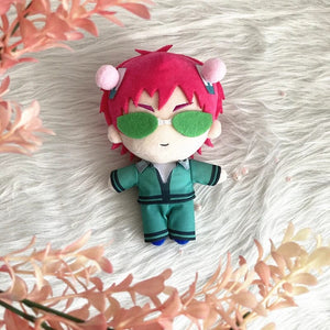 Planet Gates A / 20cm Anime The Disastrous Life of Saiki K. Saiki Kusuo Cosplay Doll Plush Stuffed Cushion Throw Pillow Toy Boy Girl's Xmas Gift