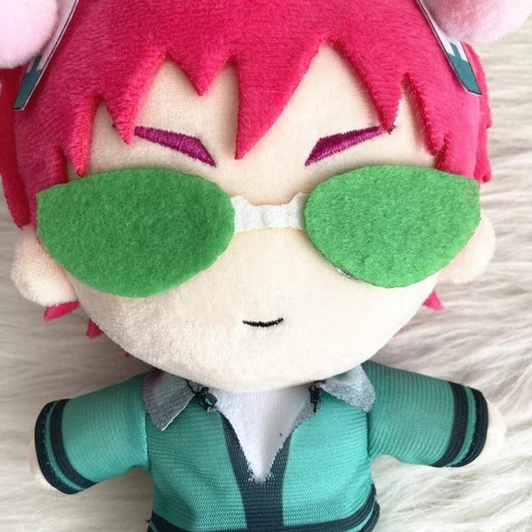 Planet Gates A / 20cm Anime The Disastrous Life of Saiki K. Saiki Kusuo Cosplay Doll Plush Stuffed Cushion Throw Pillow Toy Boy Girl's Xmas Gift
