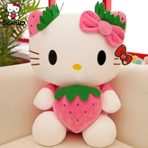 Planet Gates A / 20cm Y2K Hello Kitty Plush Toy Plushies Sanrio Doll Kuromi Home Decoration Room Pillow Cinnamoroll Kawaii Children Birthday Gift Girl