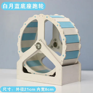 Planet Gates A / 31CM Pet Sport Wheel Hamster Disc Exercise Wheel With Stand Rotatory Jogging Wheel Hamster Running Wheel Funny Running Disc Toy