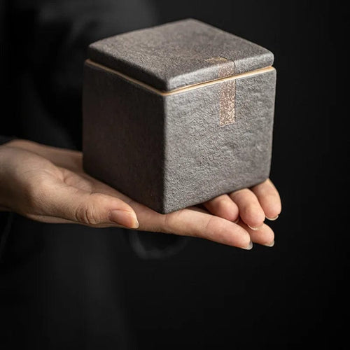 Planet Gates A / 350ML Personalized Cremation Human Ashes, Small Size Pet Urn Make Old Vintage Ceramic Urns, Cat and Dog Ashes, Memento in Your Heart