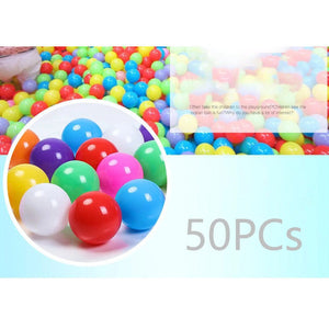 Planet Gates A 50/100Pcs Eco-Friendly Colorful Ball Pit Soft Plastic Ocean Balls Water Pool Ocean Wave Ball Outdoor Toys For Children Kids Baby