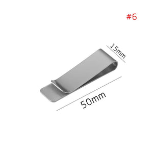 Planet Gates A-6 1Pc Metal Leather Pen Holder Brass Stainless Steel Pencil Clip Vintage Dairy Notebook Pen Holder Spiral Loose Leaf Memo Clip