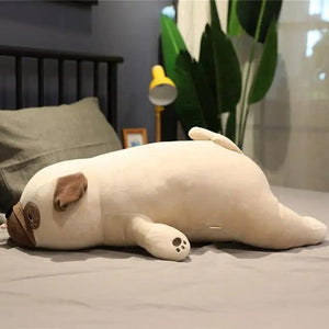 Planet Gates A / 65CM 55cm-90cm Cute Animal Kawaii Pug Dog Plush Toys Sleep Pillow Kids Christmas Birthday Gift Child Girl Xmas Valentine's Gift