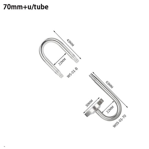 Planet Gates A-70-U hook ZRDR Aquarium CO2 Diffuser Stainless Steel Material Atomizer Ceramic Disc Refiner, Used For Aquatic Plant Growth Accessories