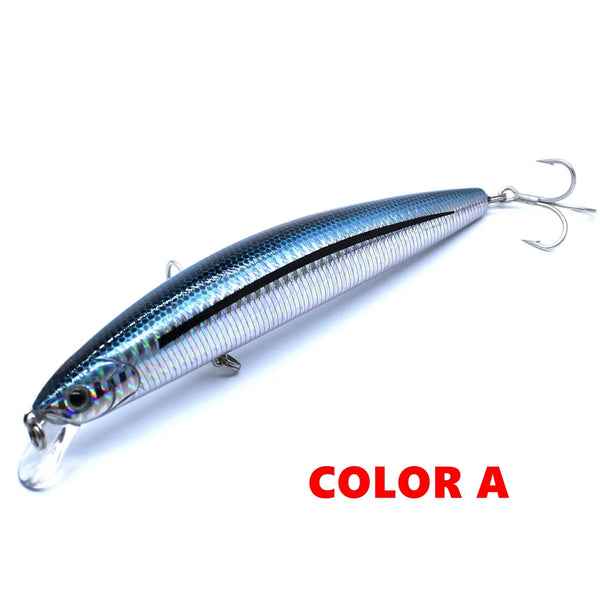 Planet Gates A ae160 / CHINA AOCLU-Floating Jerkbait Wobbler Hard Bait Minnow Saltwater Tuna Fishing Lure UV Coating, Glow, 160mm, 30g Diving Depth, 0.5-1.5m