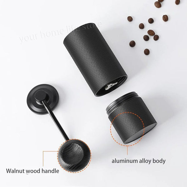 Planet Gates A Al with lid 1PCS Powder case for Manual Coffee Grinder,aluminium alloy,Upgraded CNC Grinding Core Bearing Coffee Bean Grinding case,Powder case