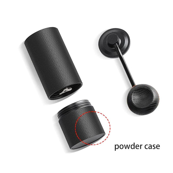Planet Gates A Al with lid 1PCS Powder case for Manual Coffee Grinder,aluminium alloy,Upgraded CNC Grinding Core Bearing Coffee Bean Grinding case,Powder case