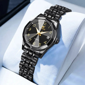 Planet Gates A-all black / United States OLEVS Elegant Fashion Women's Watches Luxury Brand Original Quartz Watch for Ladies Waterproof Stainless Steel Luminous Date