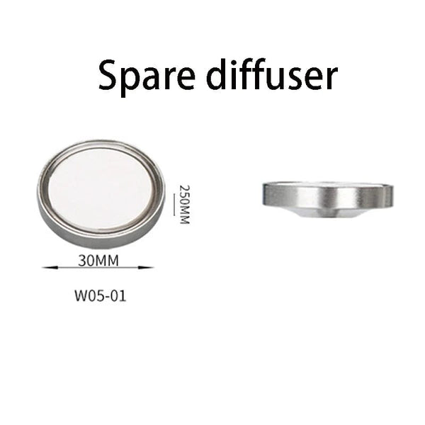 Planet Gates A-Atomized filmx32mm ZRDR Aquarium CO2 Diffuser Stainless Steel Material Atomizer Ceramic Disc Refiner, Used For Aquatic Plant Growth Accessories